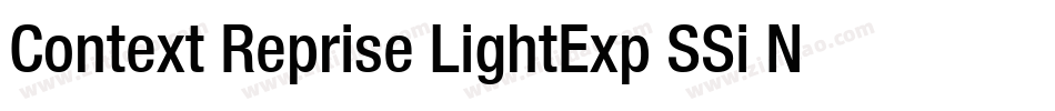 Context Reprise LightExp SSi Normal字体转换